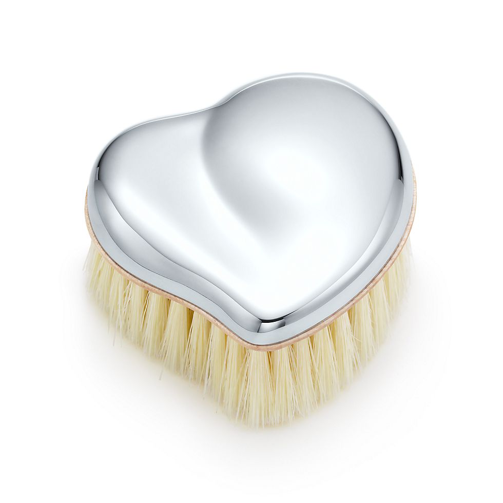 Elsa Peretti® Heart baby brush in sterling silver. | Tiffany & Co. US