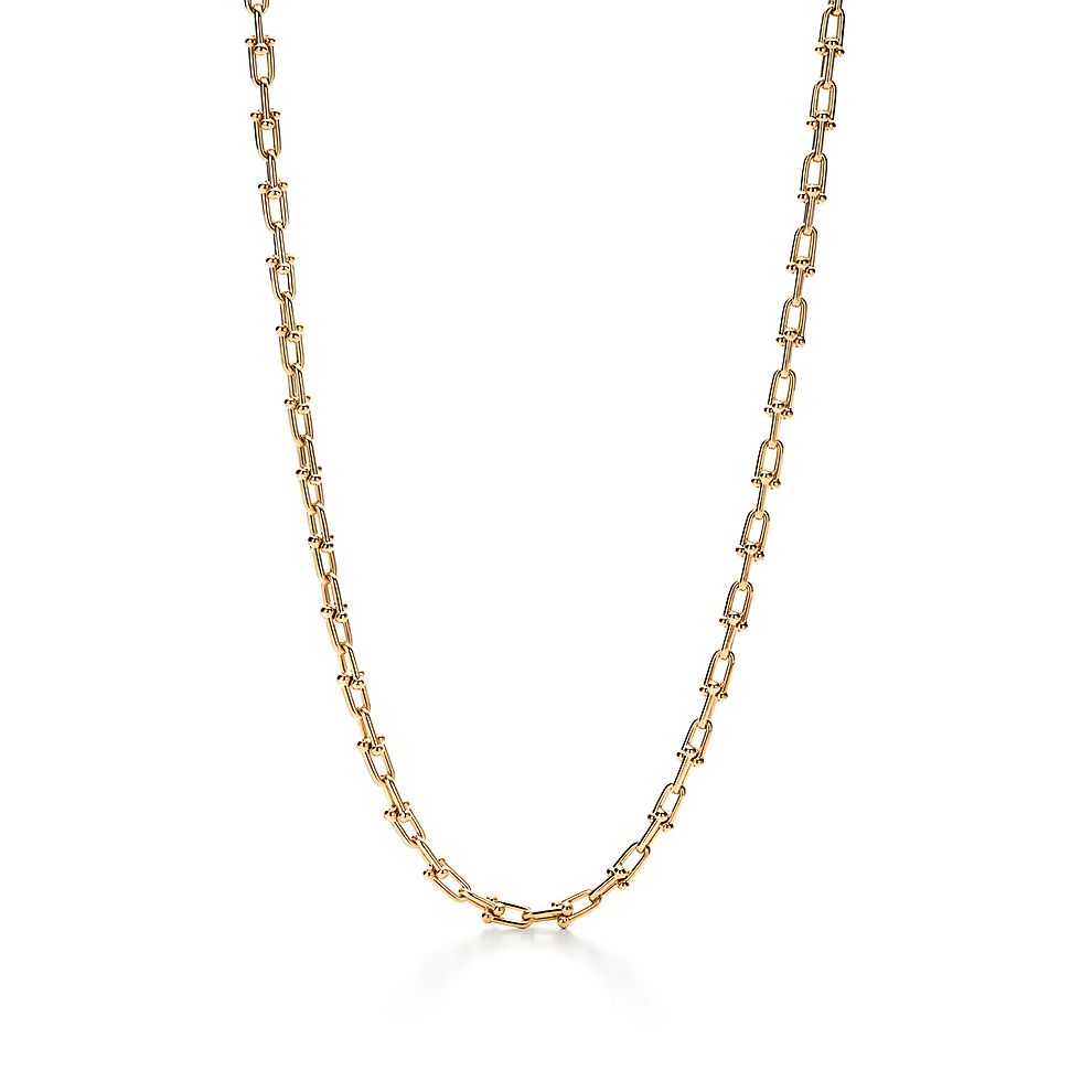 ティファニー ハードウェア リンク ネックレス イエローゴールド