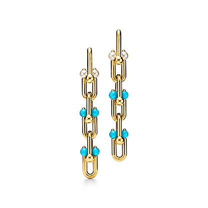Medium Link Drop Earrings