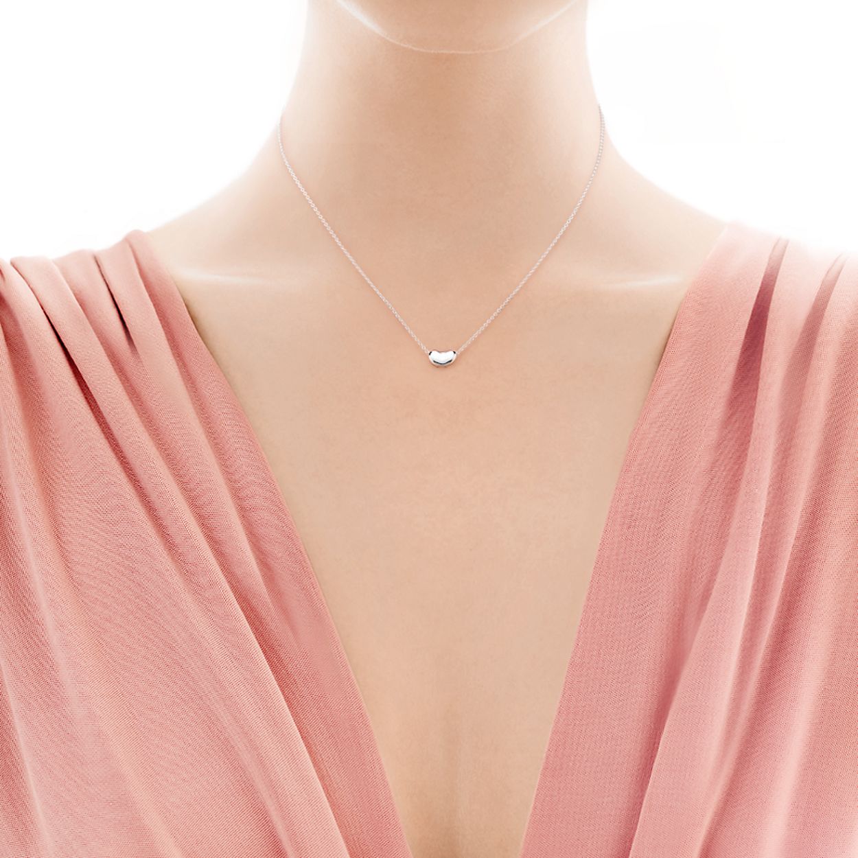 Elsa Peretti Bean Design Pendant In Sterling Silver Co Elsa Peretti Bean Design Pendant