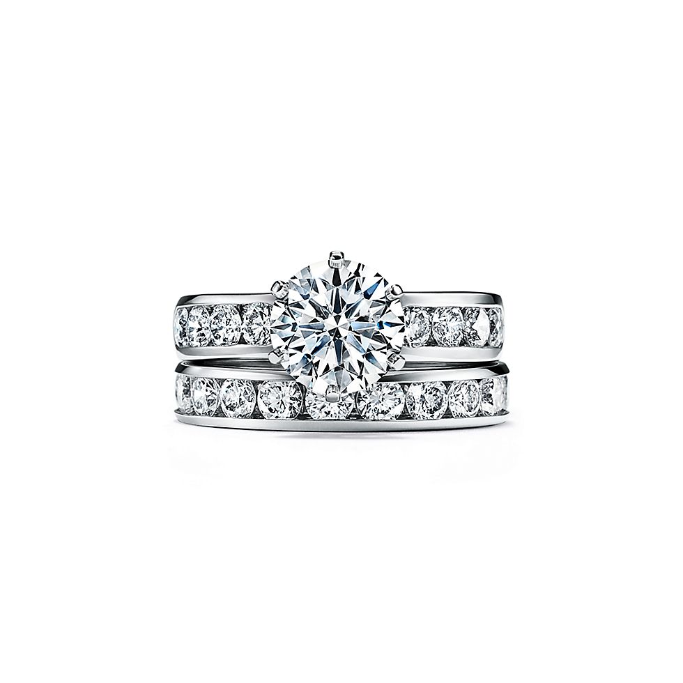 channel set engagement ring