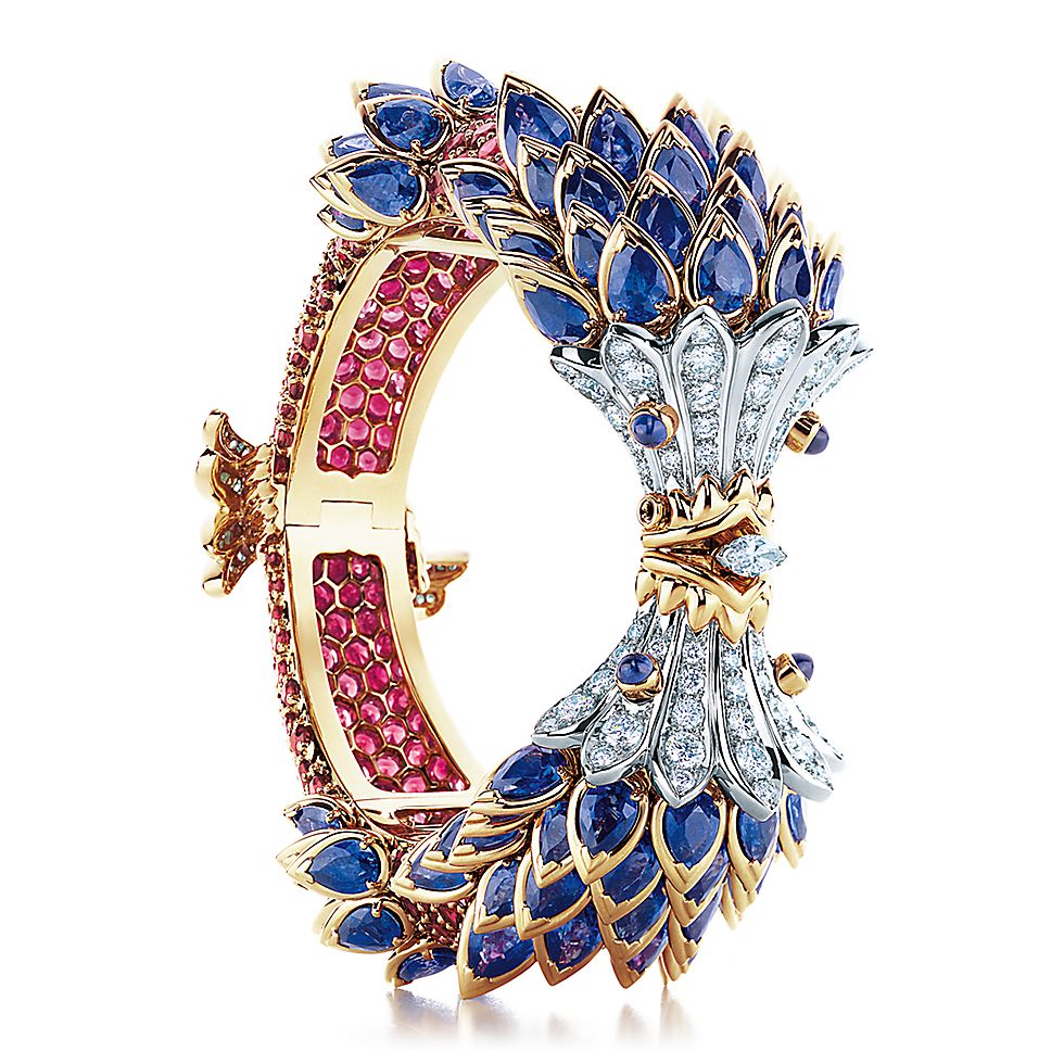 Tiffany & Co. Schlumberger® fish bracelet of diamonds and gemstones ...