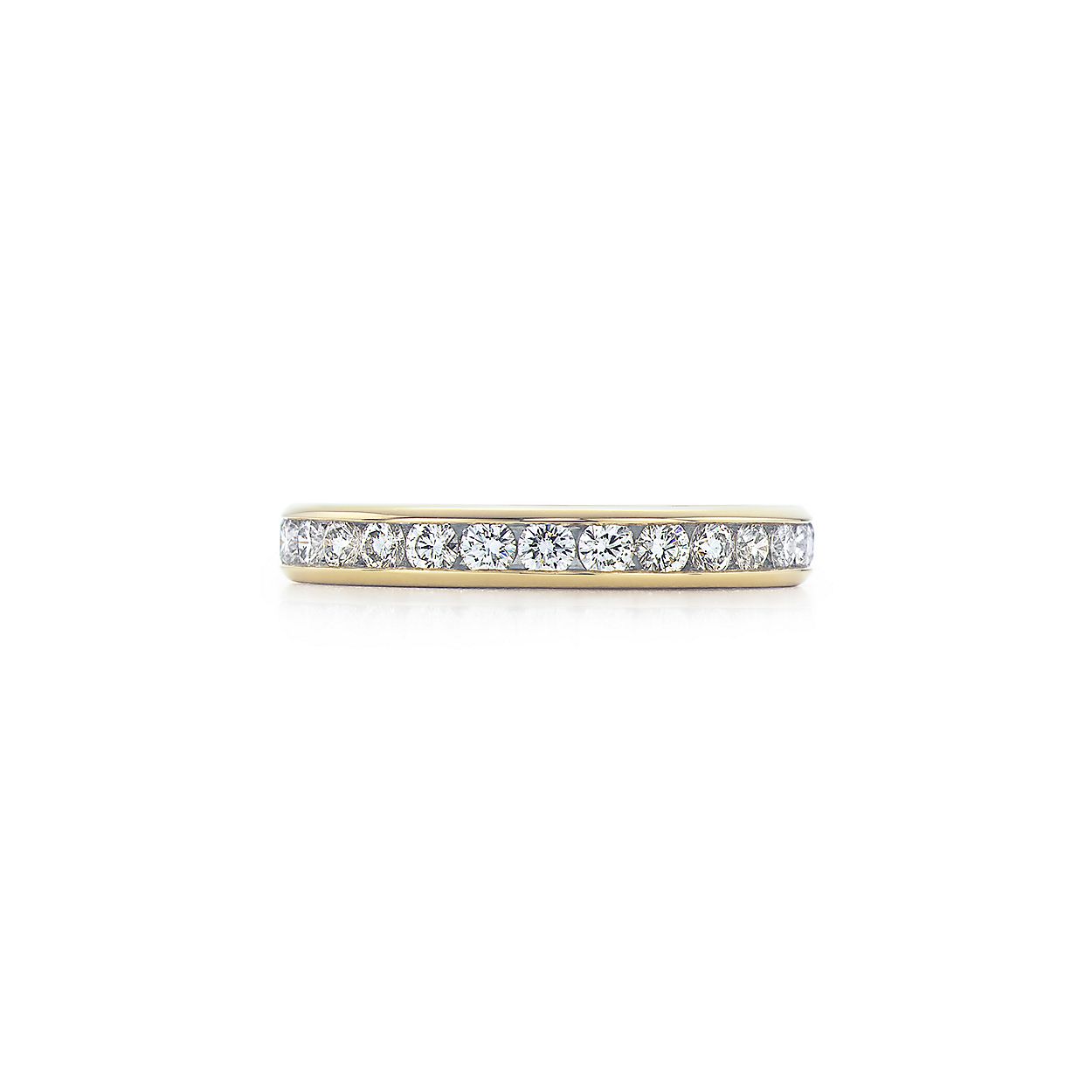 Tiffany Diamond Wedding Band In 18k Gold 3 Mm Wide Tiffany Co Tiffany Diamond Wedding Band In 18k Gold 3 Mm Wide Tiffany Co
