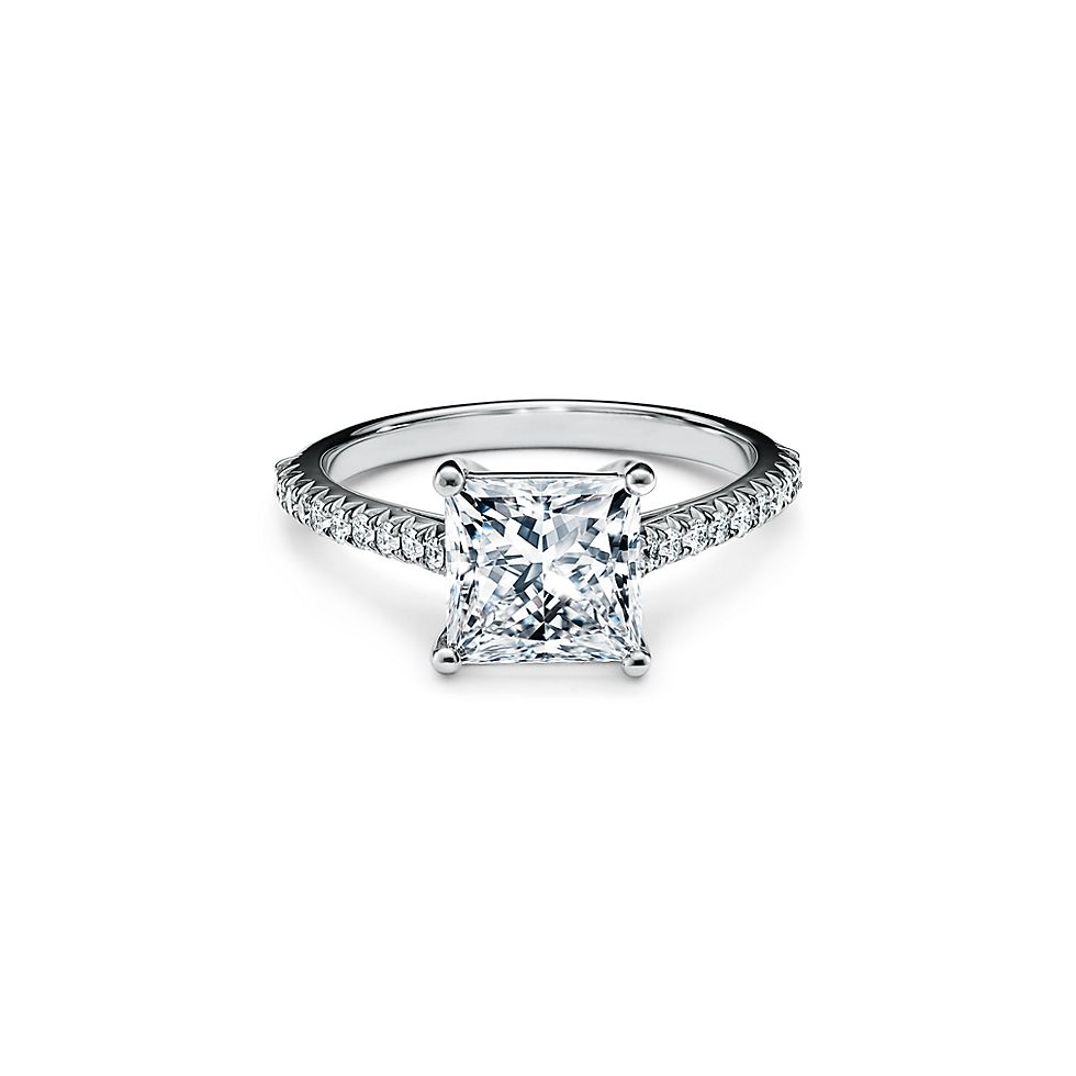 diamond cut engagement ring