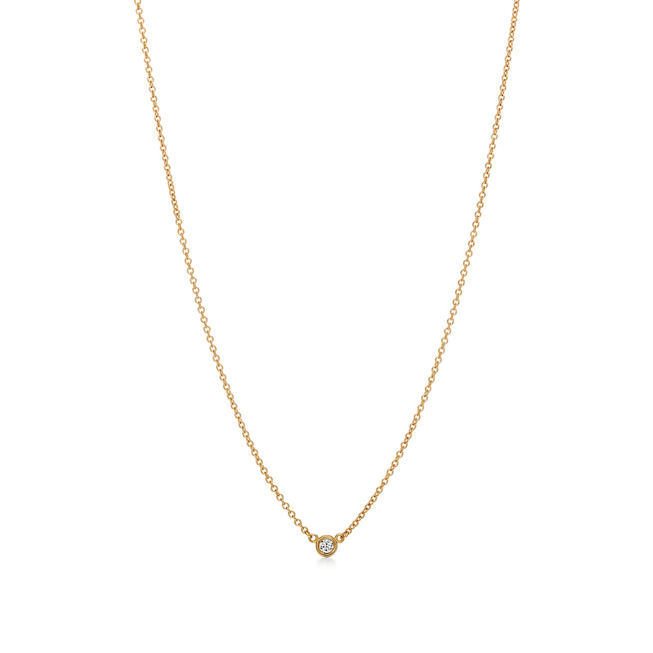 <br>TIFFANY.Co ティファニー/エルサ・ペレッティ ダイヤモンド/750バイザヤード/1Pダイヤネックレス/ネックレス/ABランク/04ネックレス