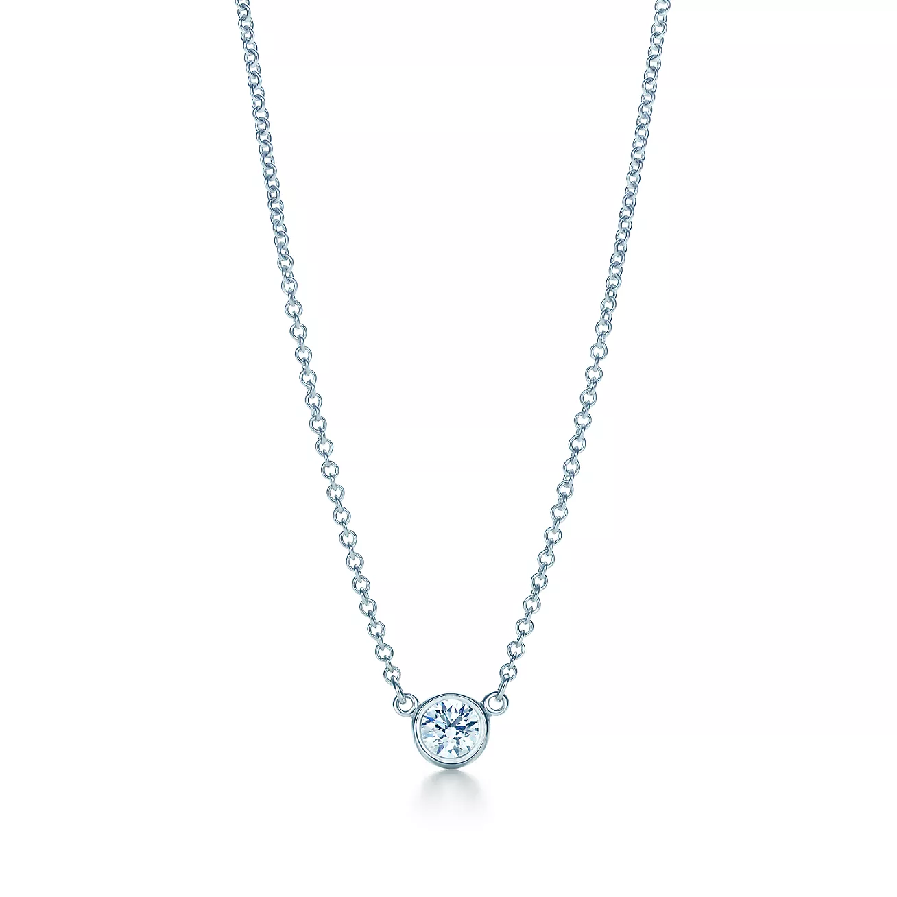 ダイヤネックレスの人気・おすすめハイジュエラーは、ティファニーのダイヤモンド バイ ザ ヤード™ シングル ダイヤモンド ペンダント