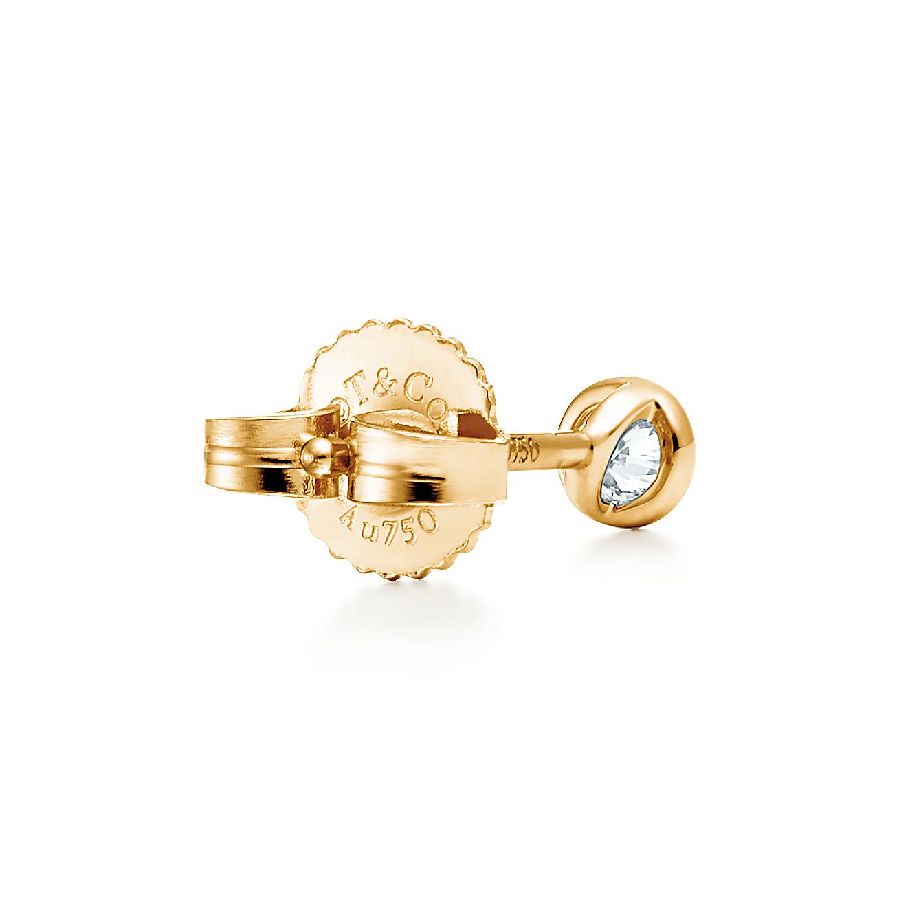 ダイヤモンド バイ ザ ヤード™ ピアス イエローゴールド | Tiffany & Co