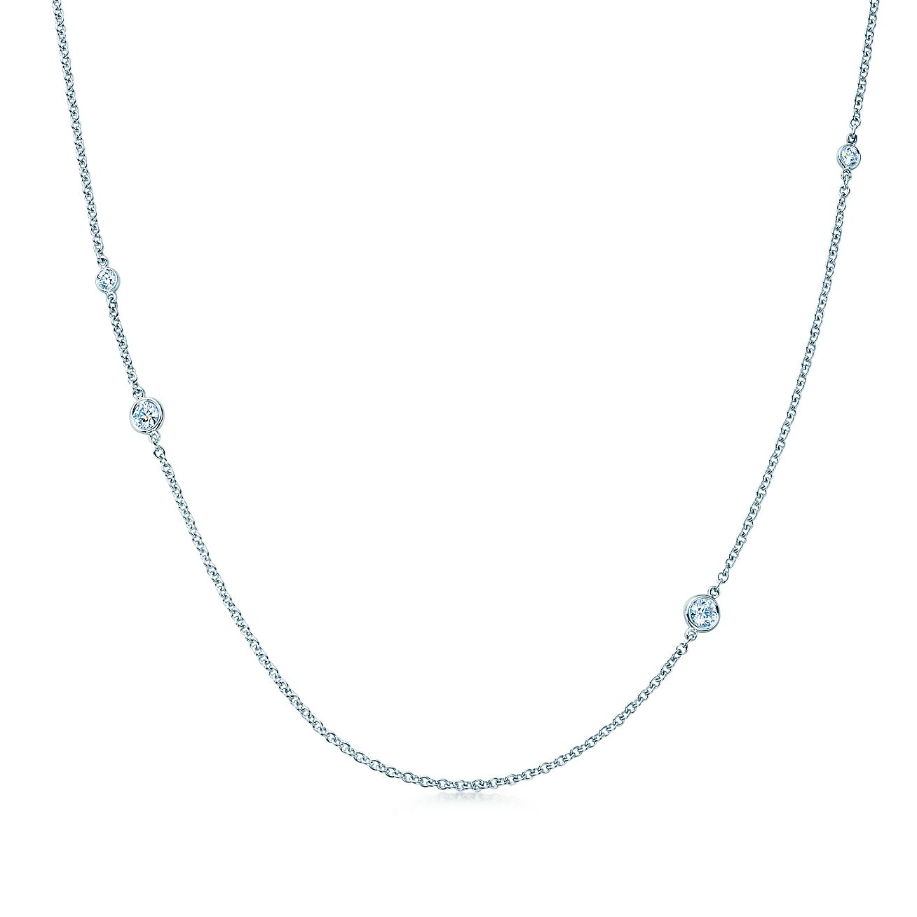 TIFFANY\u0026Co ElsaPeretti ダイヤモンド クロスネックレスティファニーネックレス