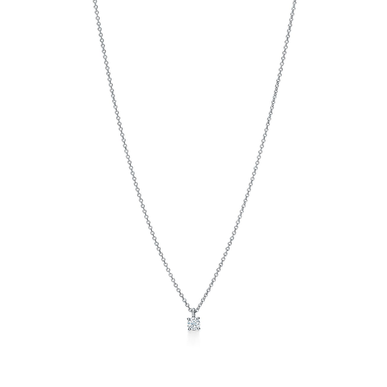 ティファニー ソリティア ダイヤモンド ペンダント プラチナ | Tiffany