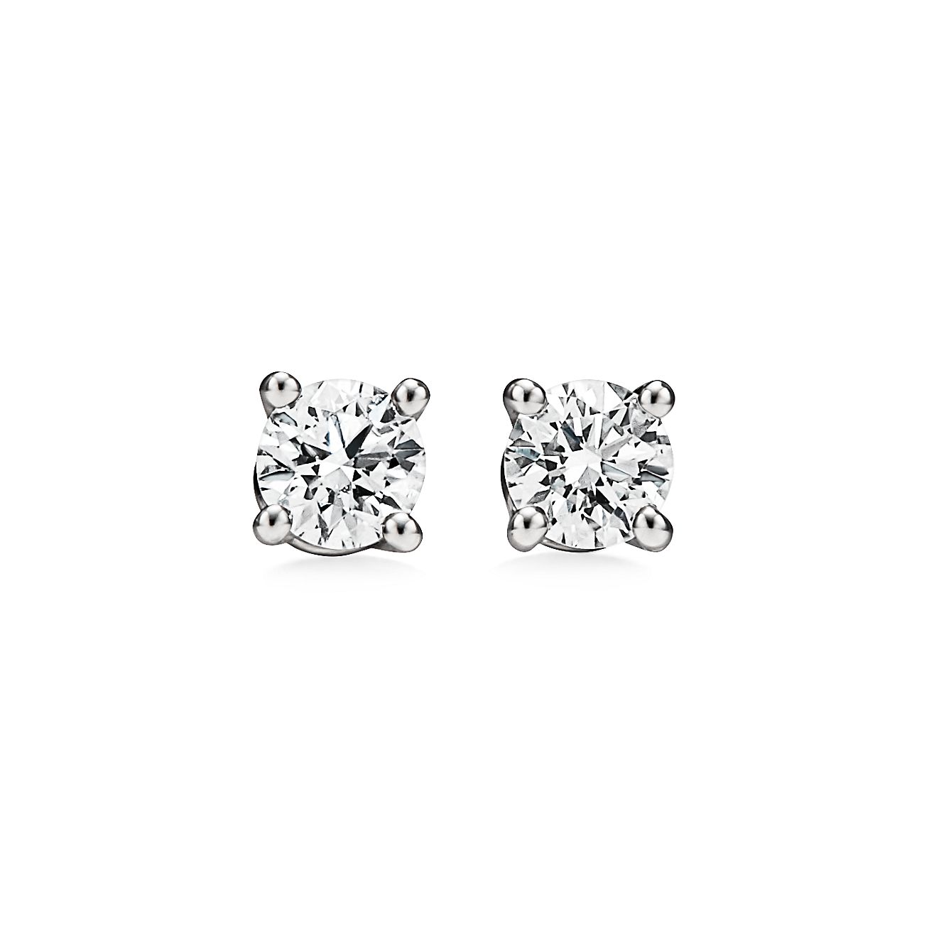 Diamond Earrings in Platinum | Tiffany & Co.