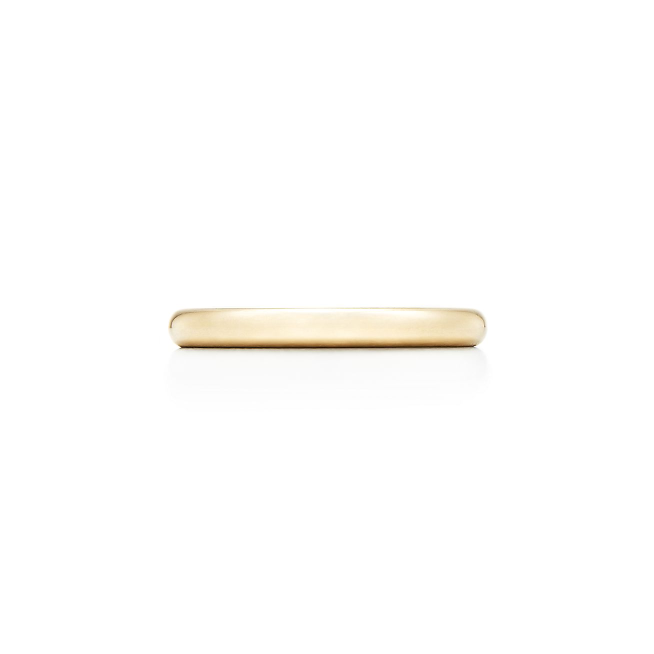 ティファニー クラシック バンドリング 18kゴールド 幅 2mm Tiffany Co