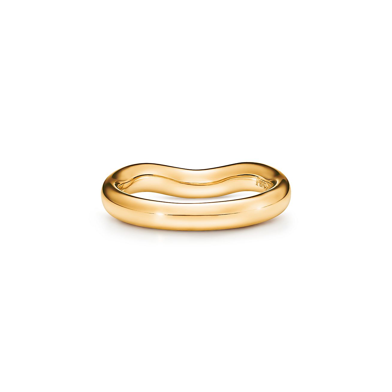 エルサ・ペレッティ ワイド カーブド バンドリング ダイヤモンド 18K ...