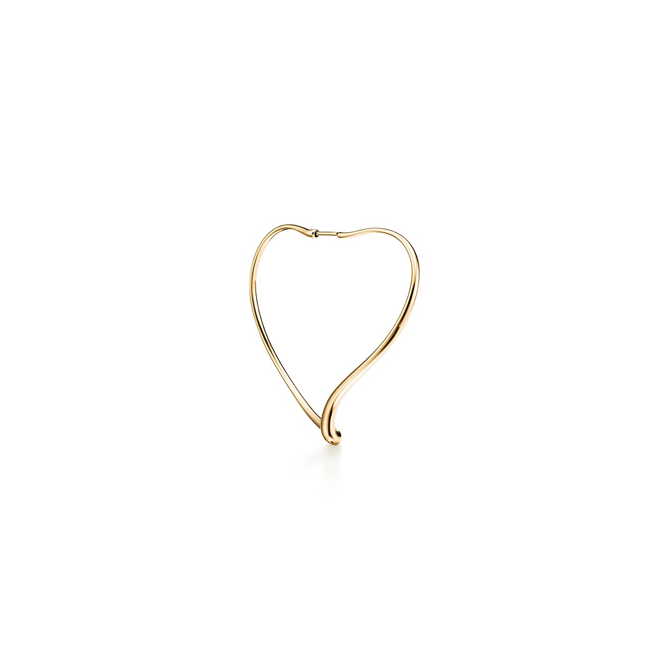 エルサ・ペレッティ™ オープン ハート フープ ピアス 18K エルサ・ペレッティ™ オープン ハート フープ ピアス 18K