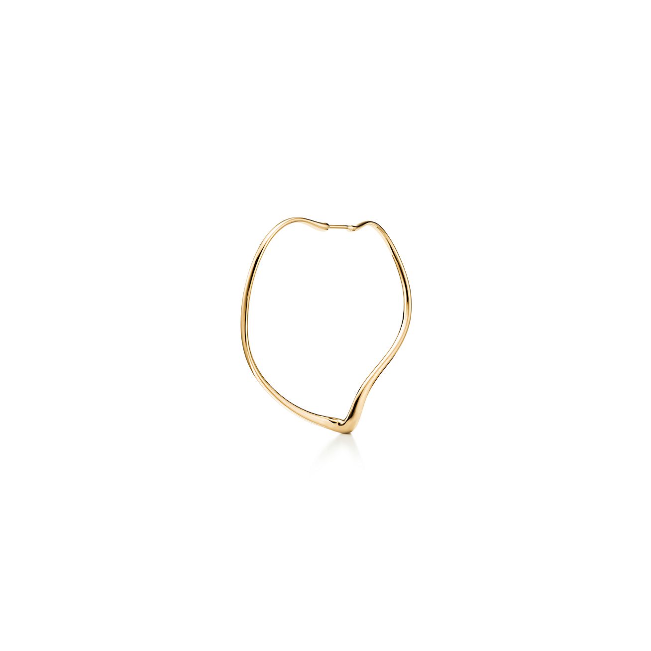 エルサ・ペレッティ™ オープン ハート フープ ピアス 18K