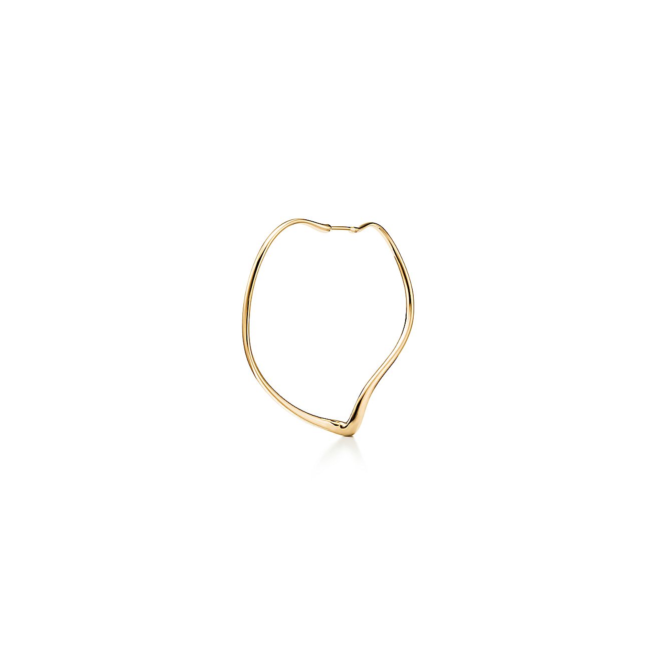 エルサ・ペレッティ™ オープン ハート フープ ピアス 18K ゴールド 