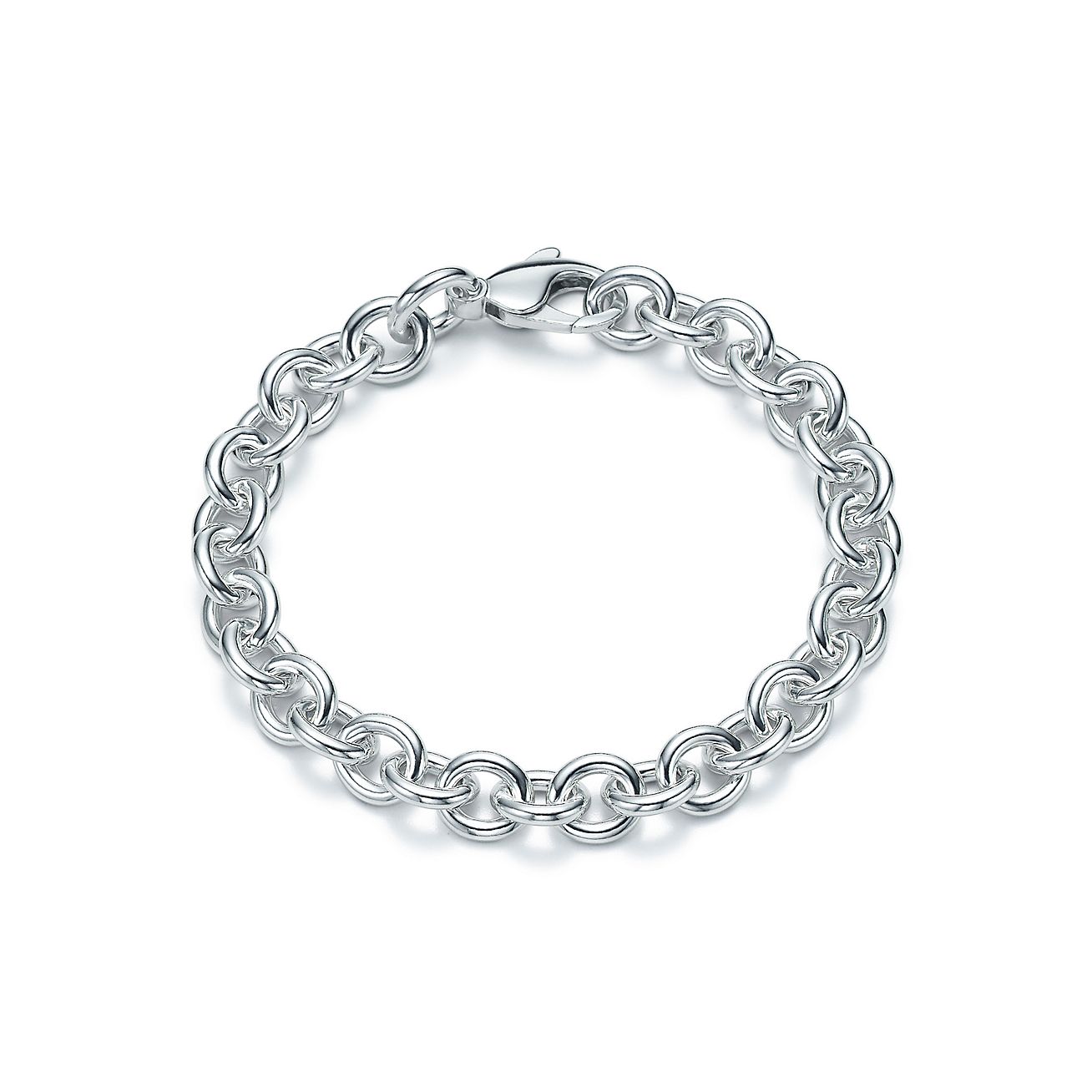 ラウンド リンク ブレスレット ラージ スターリングシルバー Tiffany Co