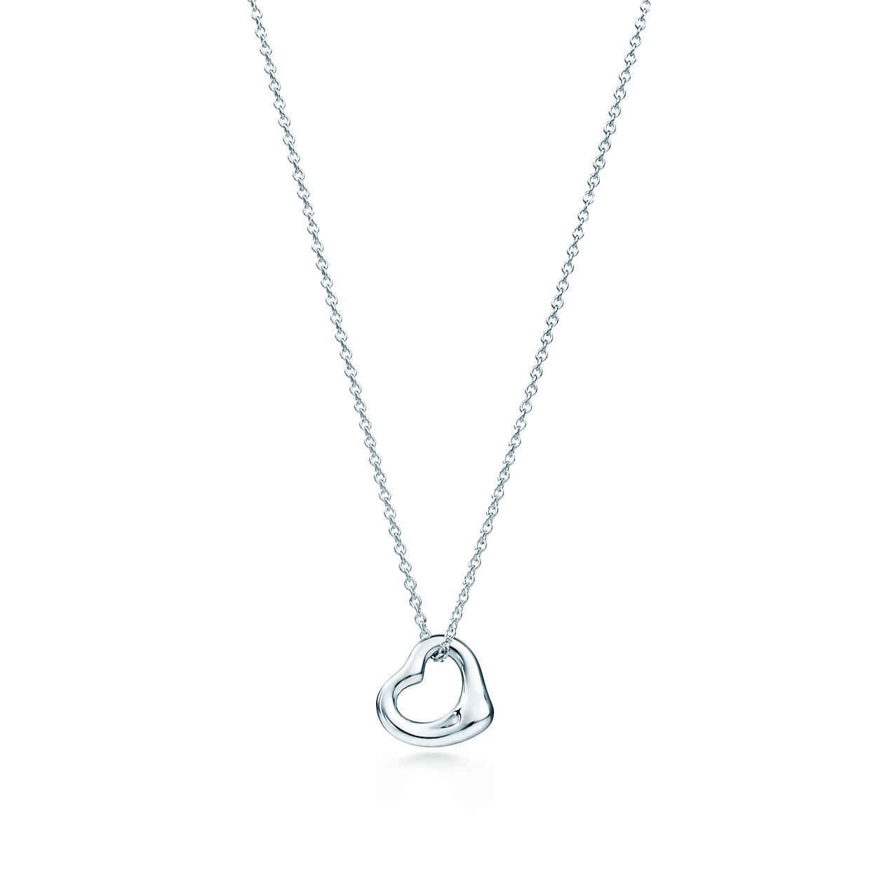 エルサ ペレッティ オープン ハート ペンダント シルバー 11mm Tiffany Co エルサ ペレッティ オープン ハート ペンダント シルバー 11mm Tiffany Co