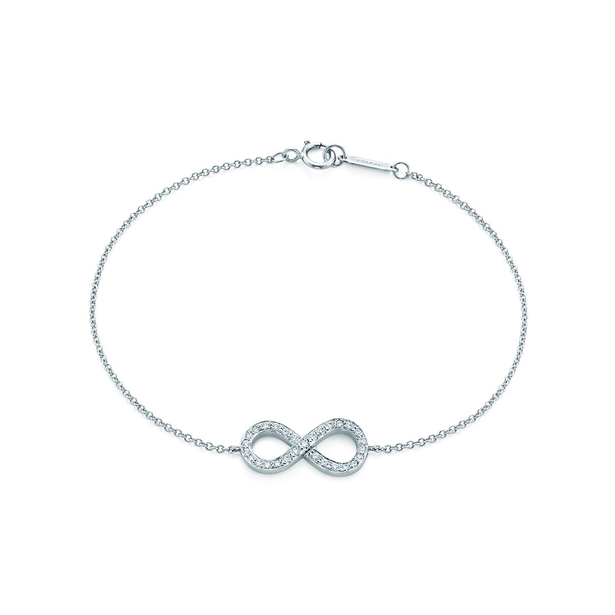 ティファニー インフィニティ ブレスレット ミディアム ダイヤモンド プラチナ Tiffany Co ティファニー インフィニティ ブレスレット ミディアム ダイヤモンド プラチナ Tiffany Co