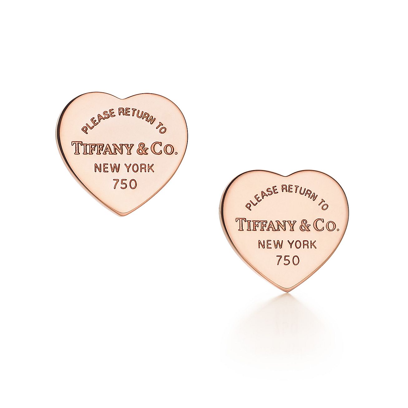 リターン トゥ ティファニー ハート タグ ピアス ミニ ローズゴールド Tiffany Co
