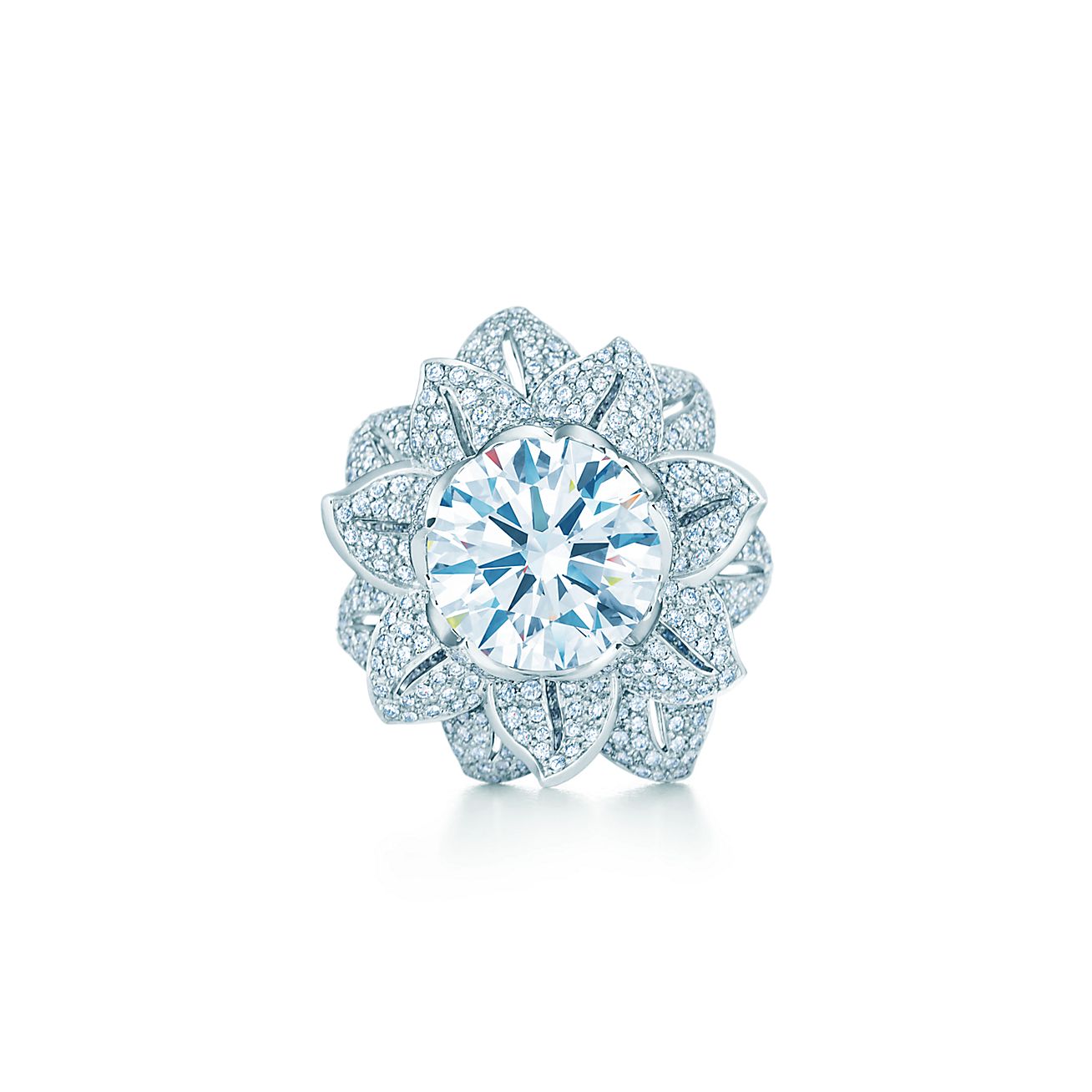 ギャツビー コレクション フラワー リング 5 25カラット ダイヤモンド プラチナ Tiffany Co