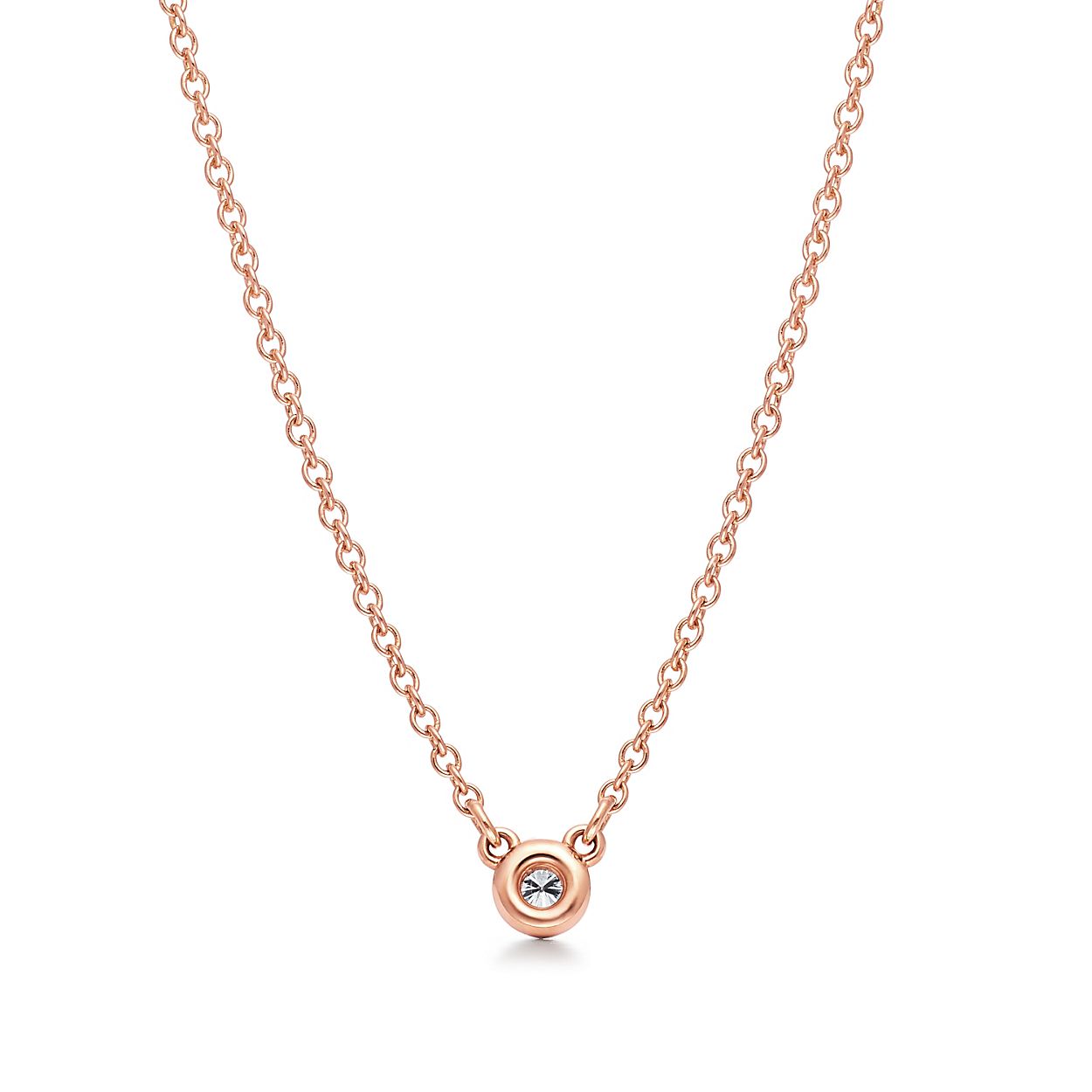 ダイヤモンド バイ ザ ヤード シングル ダイヤモンド ペンダント ローズゴールド Tiffany Co ダイヤモンド バイ ザ ヤード シングル ダイヤモンド ペンダント ローズゴールド Tiffany Co