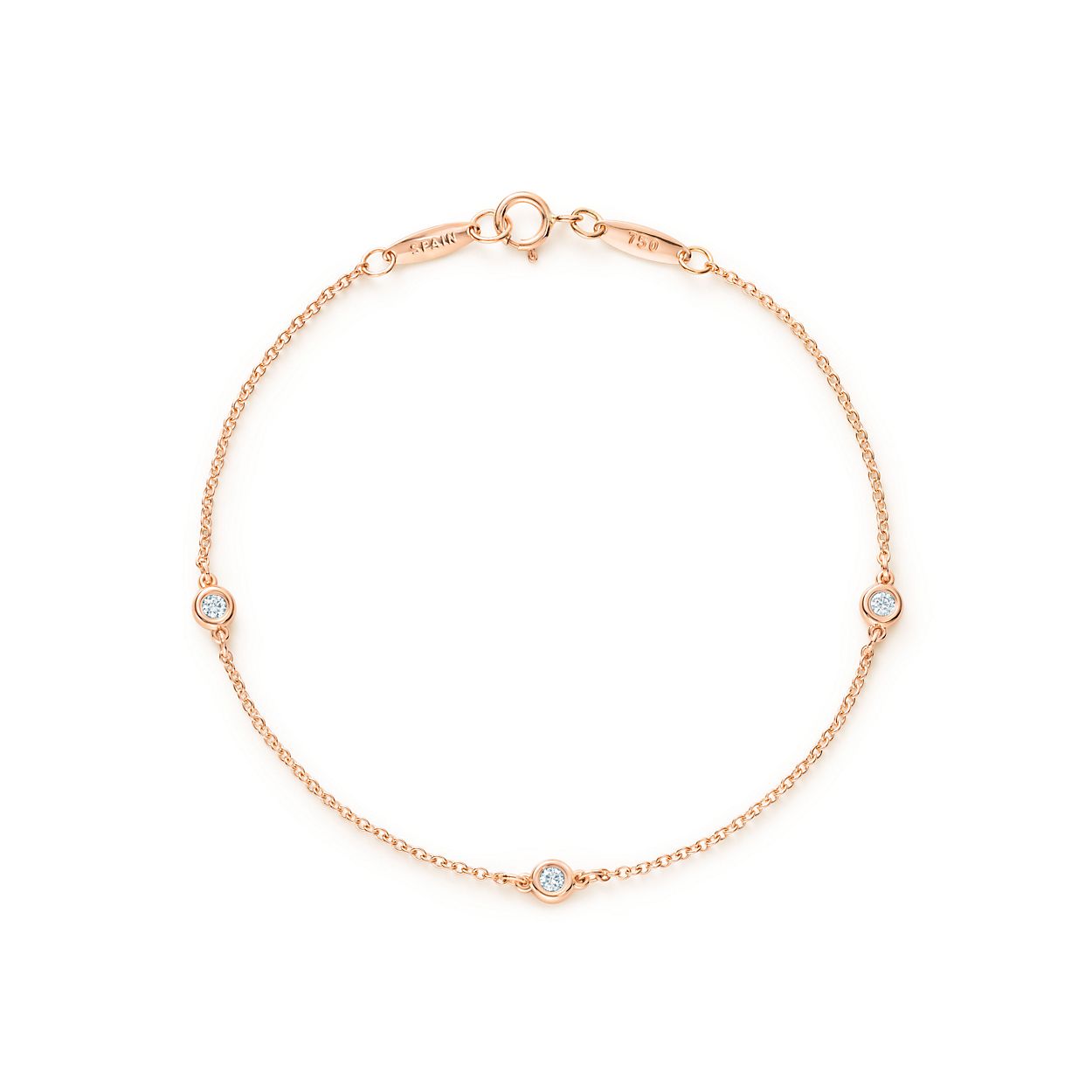 エルサ ペレッティ ダイヤモンド バイ ザ ヤード ブレスレット 18kローズゴールド Tiffany Co エルサ ペレッティ ダイヤモンド バイ ザ ヤード ブレスレット 18kローズゴールド Tiffany Co