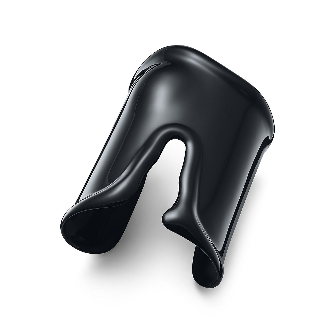 [Tiffany&Co] エルサ・ペレッティ ボーンカフ Chacoal & Black エルサ・ペレッティ™ スモール ボーン カフ コッパーにブラック