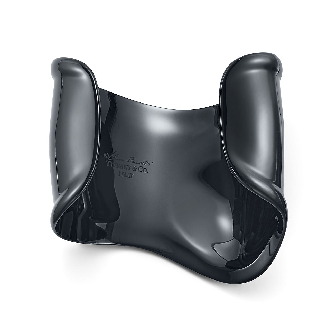 [Tiffany&Co] エルサ・ペレッティ ボーンカフ Chacoal & Black Tiffany&Co] エルサ・ペレッティ ボーンカフ Chacoal & Black
