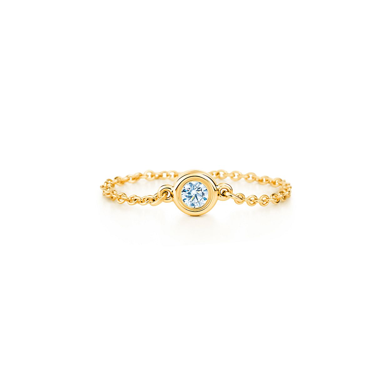 エルサ ペレッティ ダイヤモンド バイ ザ ヤード リング 18kゴールド Tiffany Co
