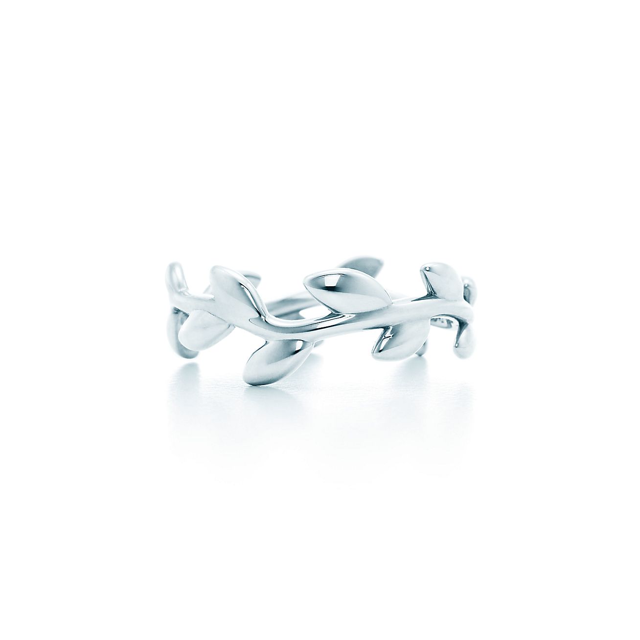 パロマ ピカソ オリーブ リーフ バンド リング シルバー ナロー Tiffany Co