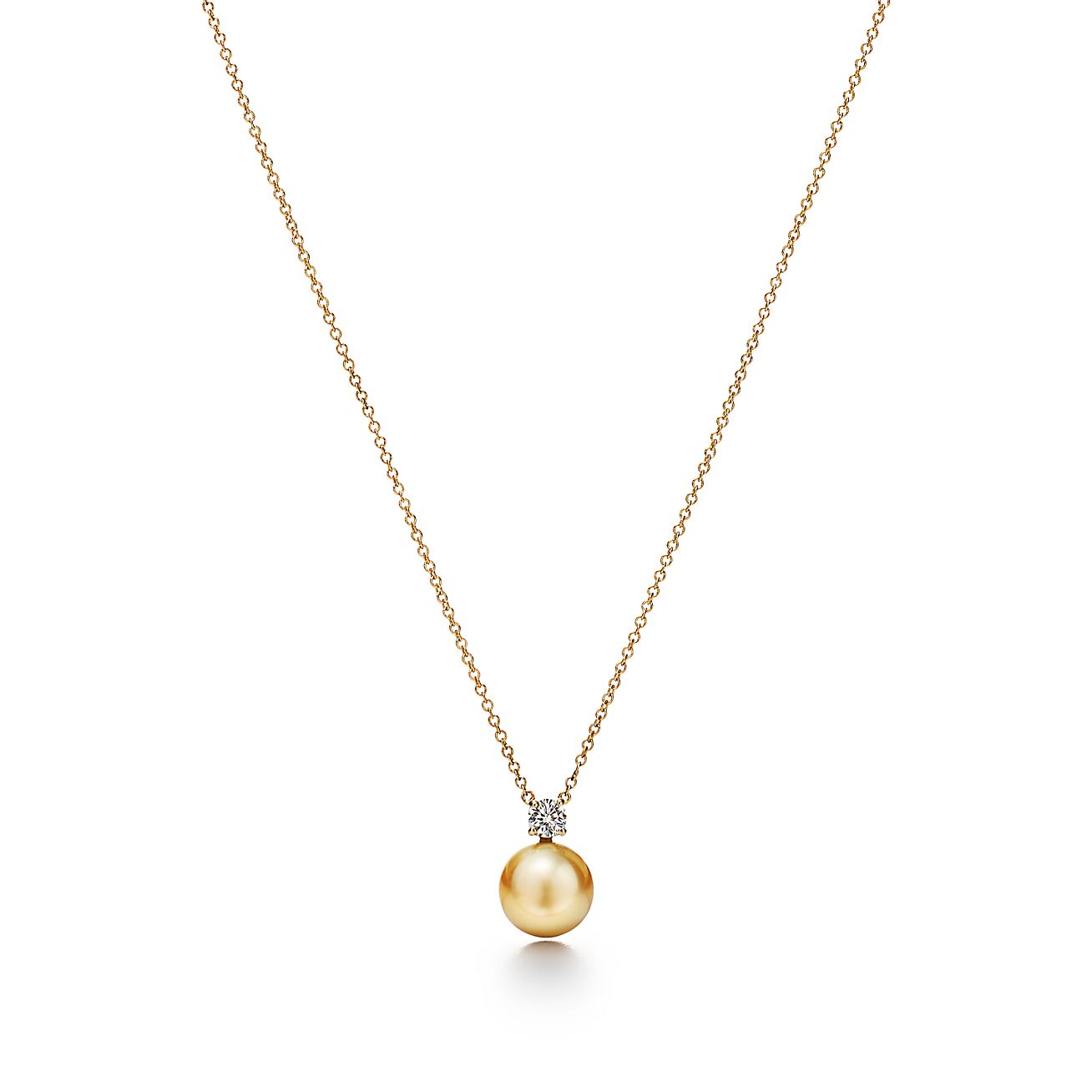 18K Japan gold South sea pearl necklace