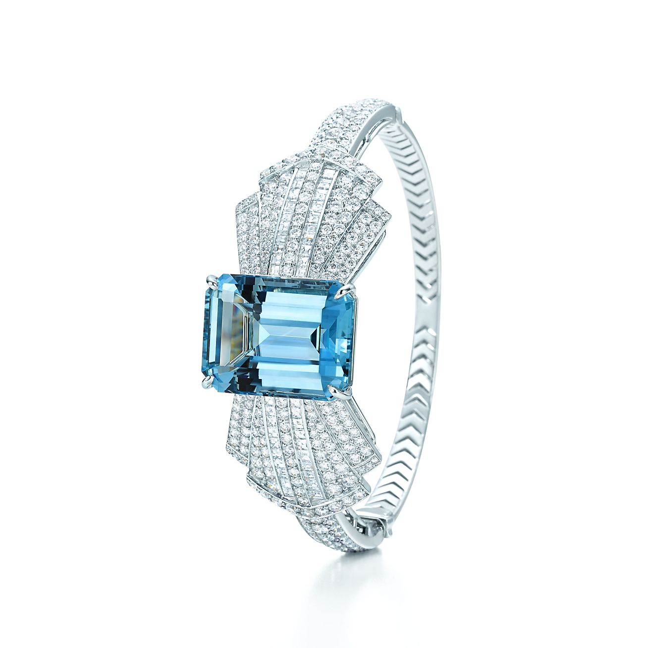 ブレスレット アクアマリン ダイヤモンド プラチナ | Tiffany & Co.