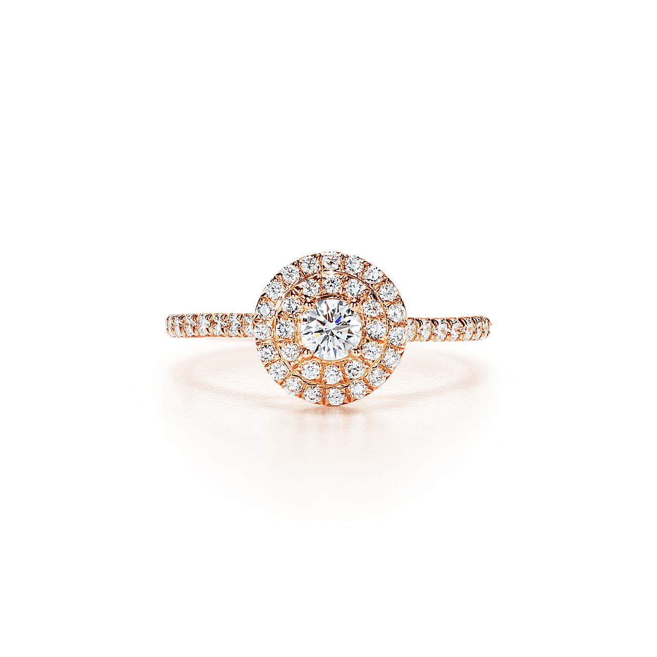ティファニー ソレスト リング ダイヤモンド 18k ローズゴールド Tiffany Co