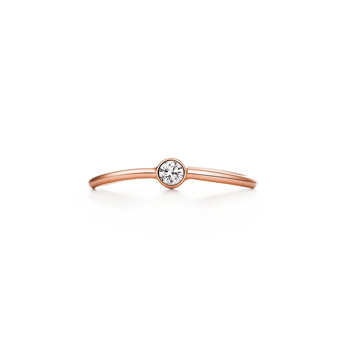 エルサ・ペレッティ ウェーブ シングルロウ リング ダイヤモンド 18K 