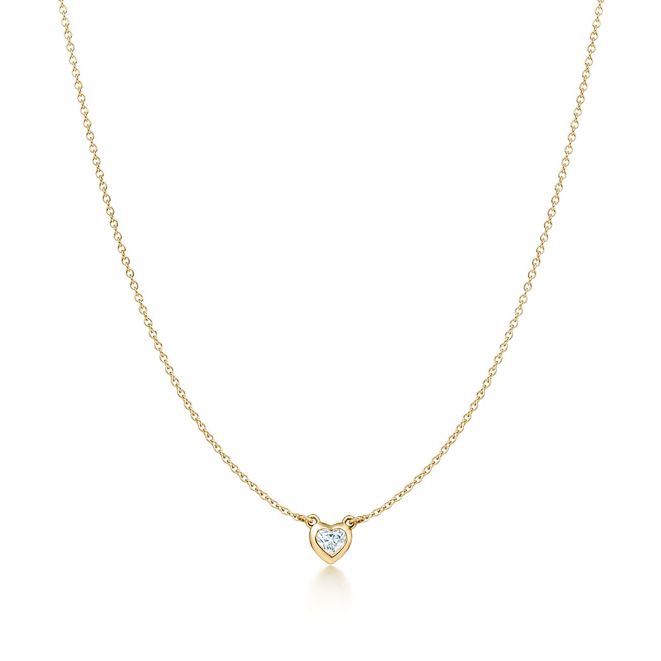 エルサ ペレッティ ダイヤモンド バイ ザ ヤード ハート ネックレス 18k ゴールド Tiffany Co