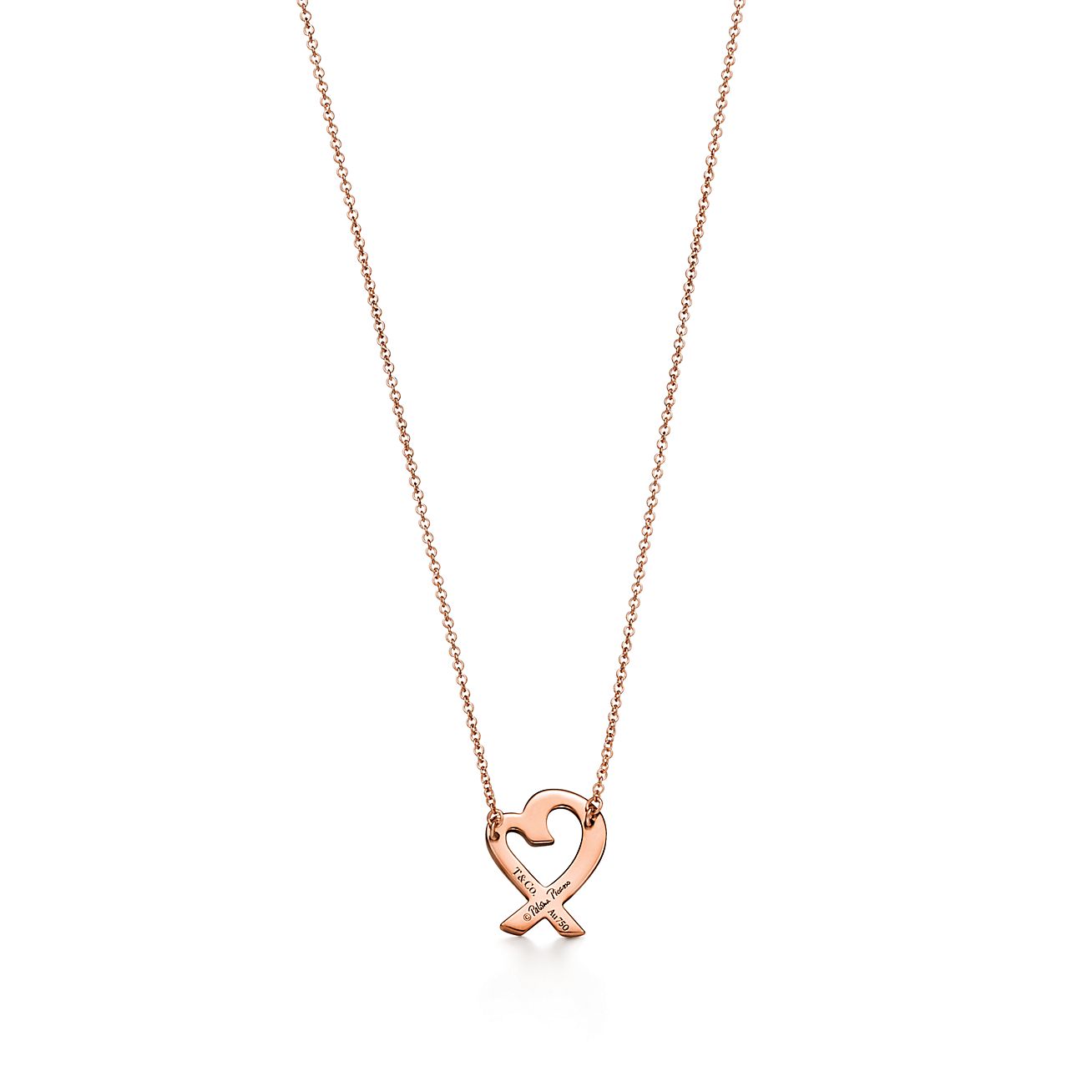 Tiffany& Co. ラビングハートペンダント パロマピカソ パロマ・ピカソ ラビング ハート ペンダント（スモール）18K