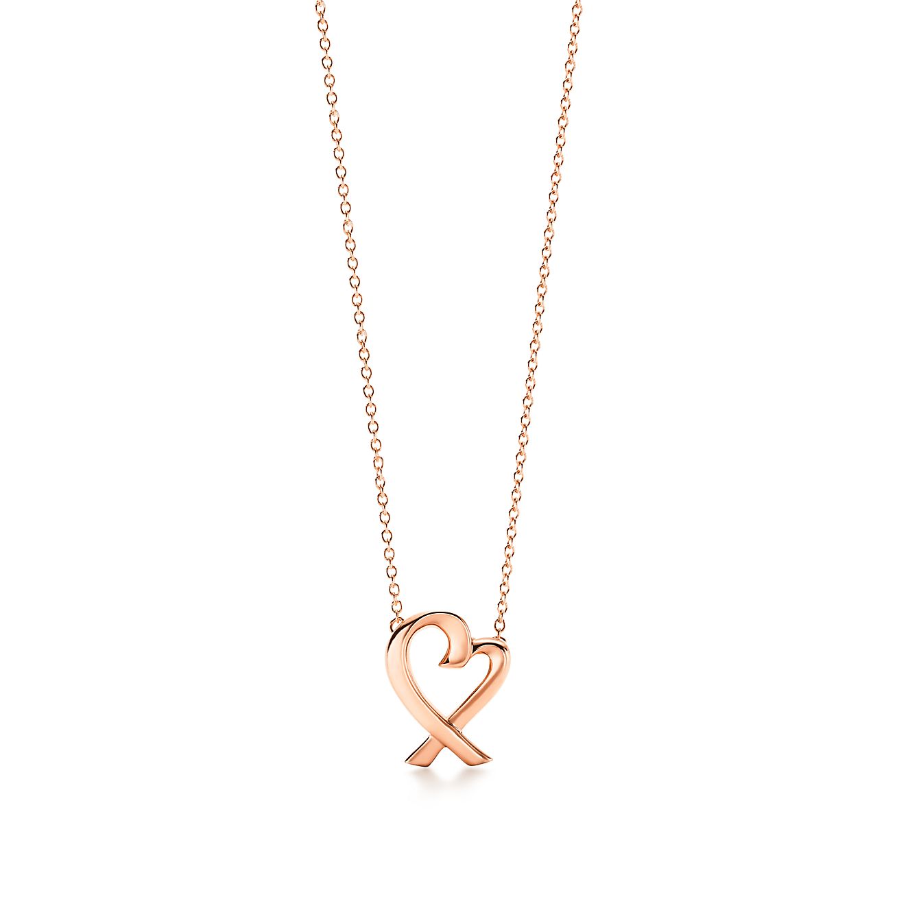 パロマ ピカソ ラビング ハート ペンダント スモール 18kローズゴールド Tiffany Co