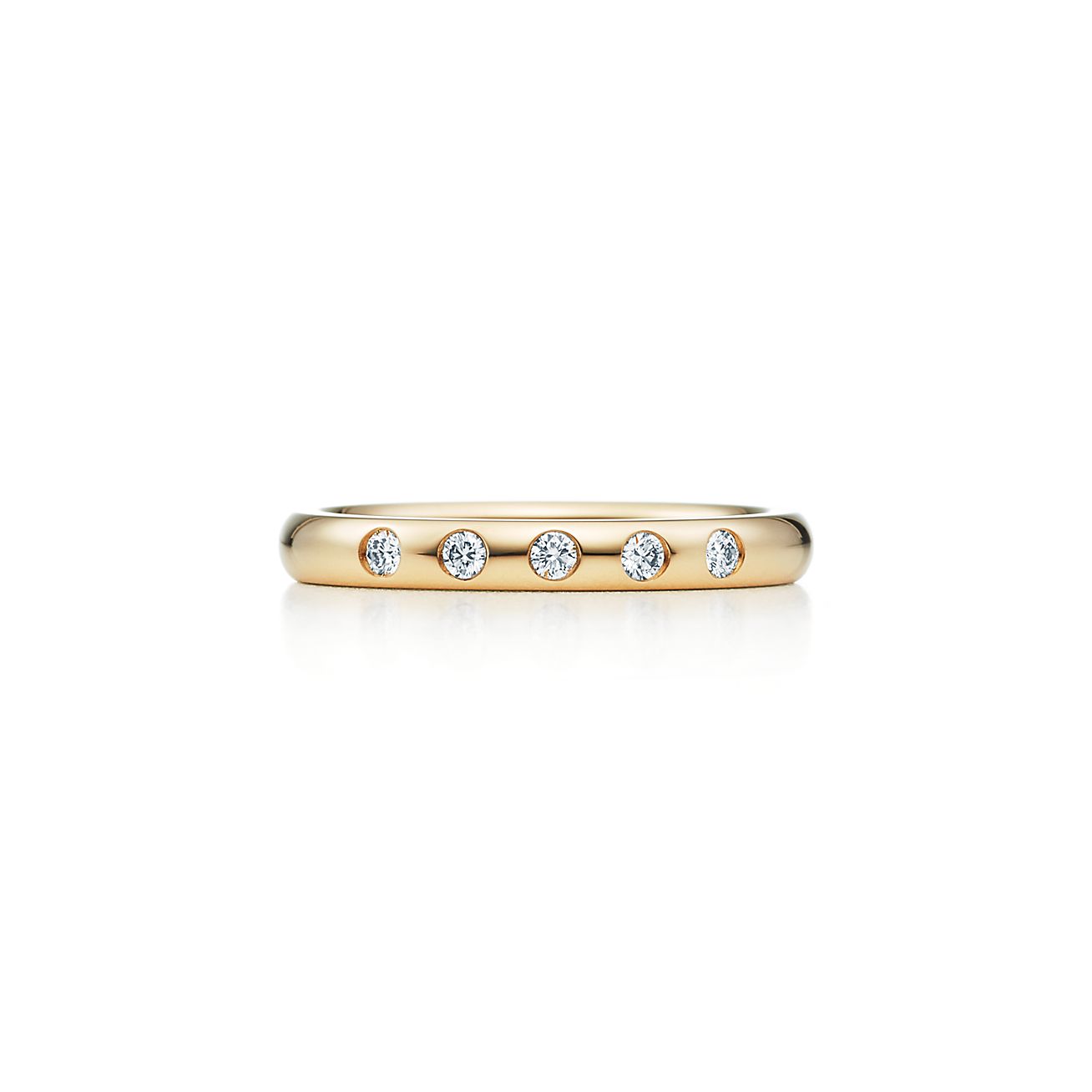 エルサ・ペレッティ スタッキング バンドリング ダイヤモンド 18Kゴールド | Tiffany & Co.