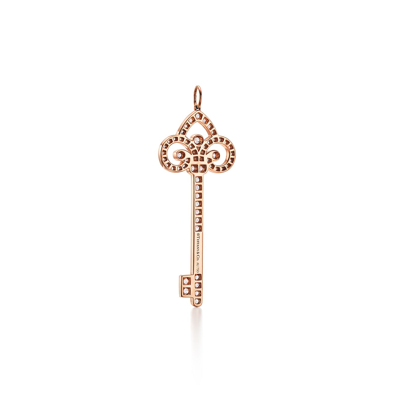 ティファニー フルール ド リス フラワー ダイヤモンドネックレス K18PG ティファニー Tiffany & Co. ネックレス フルールドリス