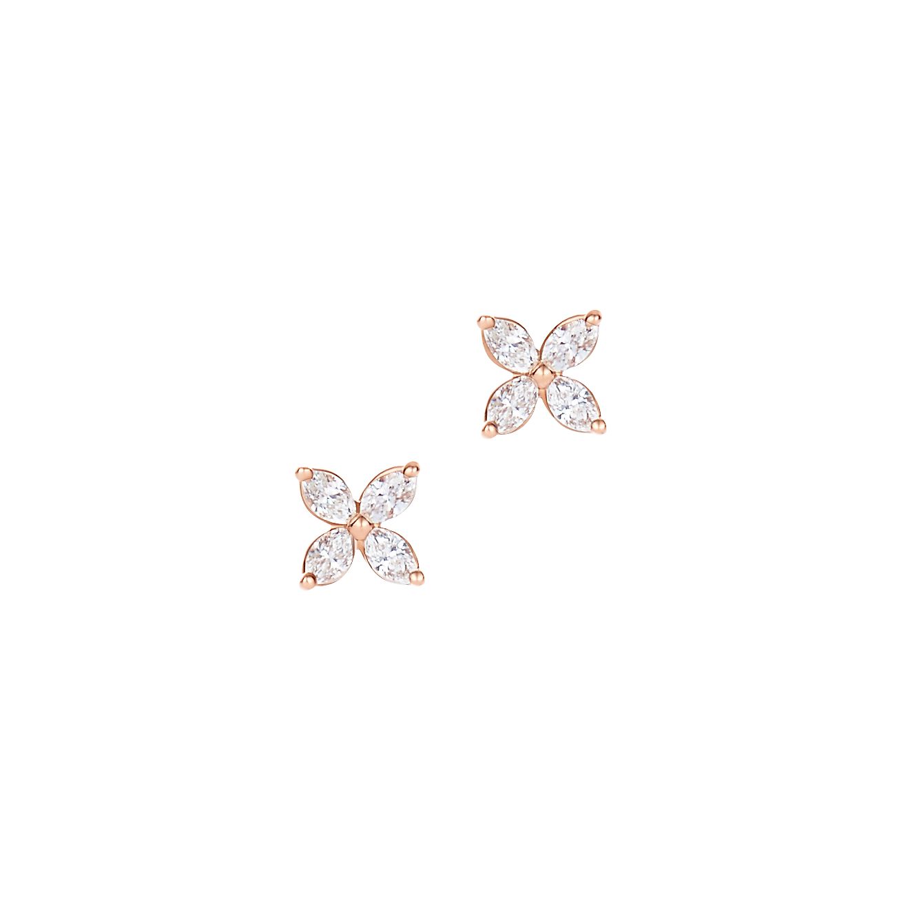 超希少 Tiffany フェザー 18K 5Pダイヤモンド ネックレス