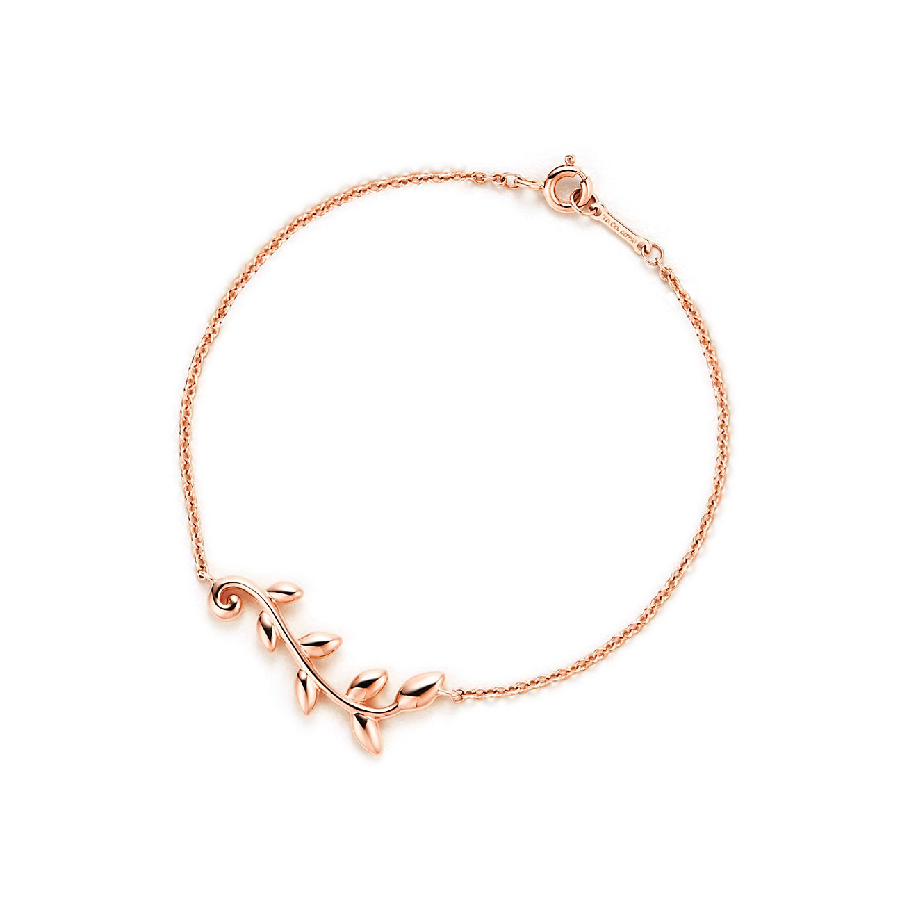 パロマ ピカソ オリーブ リーフ ヴァイン ブレスレット ミディアム 18kローズゴールド Tiffany Co パロマ ピカソ オリーブ リーフ ヴァイン ブレスレット ミディアム 18kローズゴールド Tiffany Co