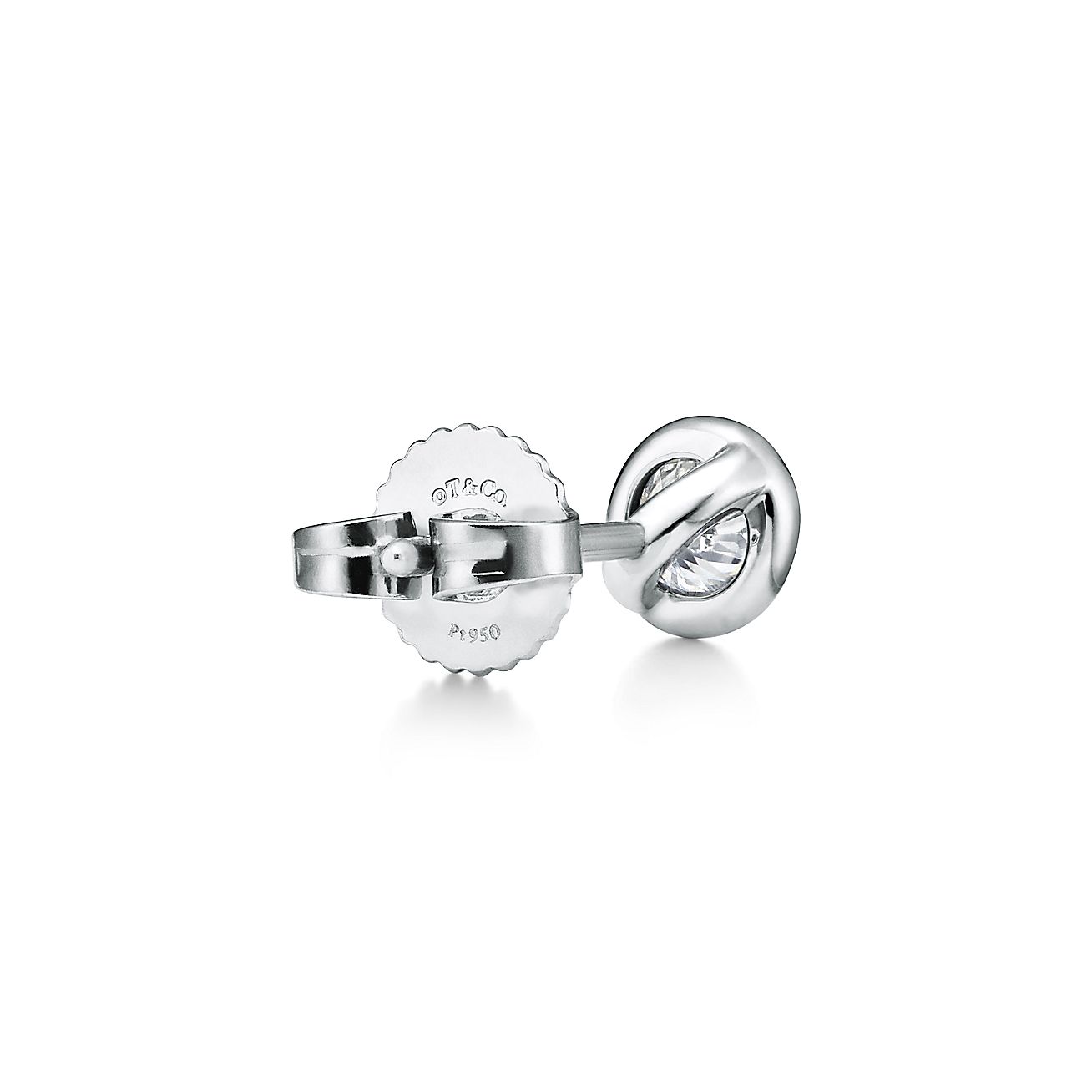 ダイヤモンド バイ ザ ヤード™ ピアス プラチナ | Tiffany & Co