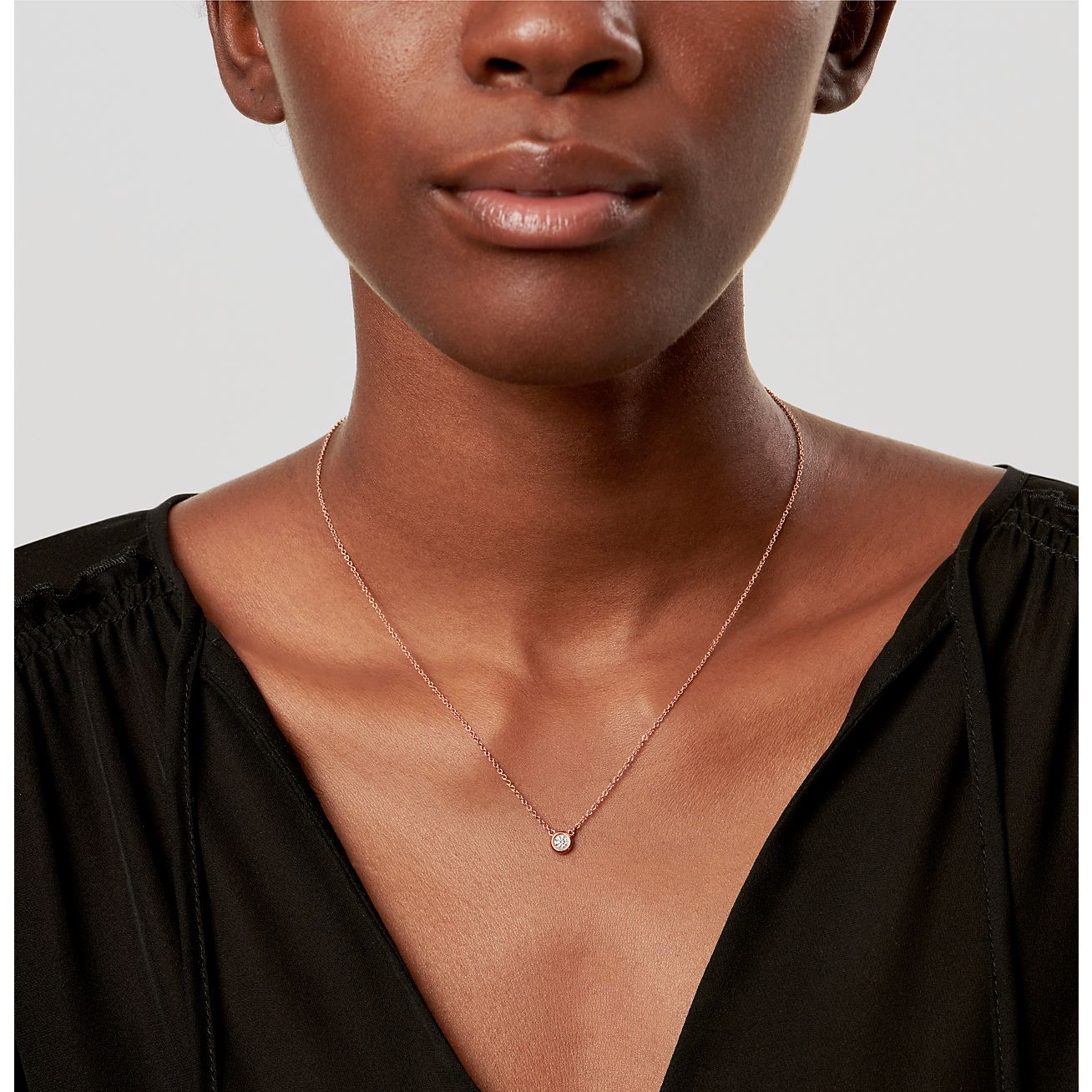 ダイヤモンド バイ ザ ヤード™ シングル ダイヤモンド ペンダント  