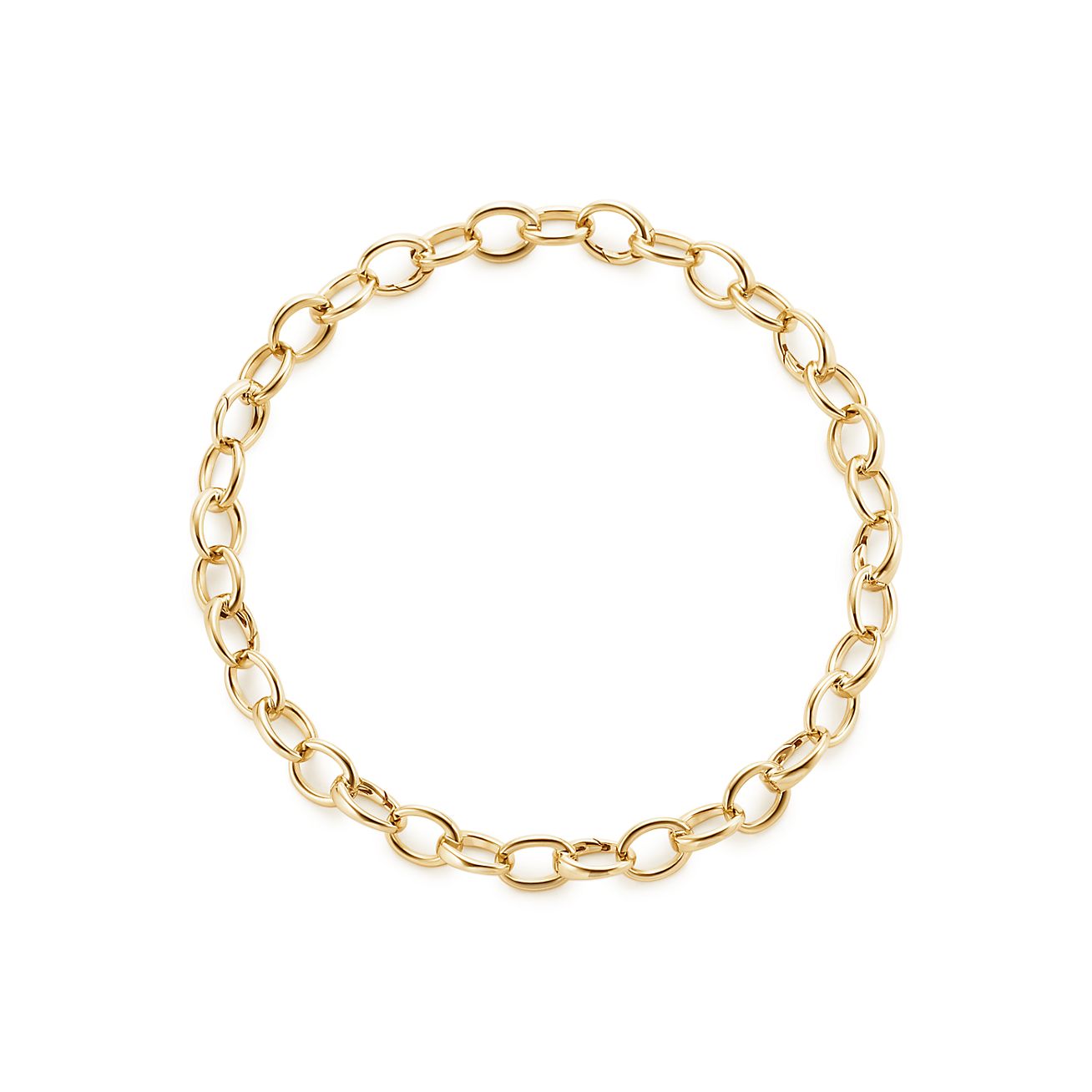 オーバル リンク ブレスレット ミディアム 18kゴールド Tiffany Co