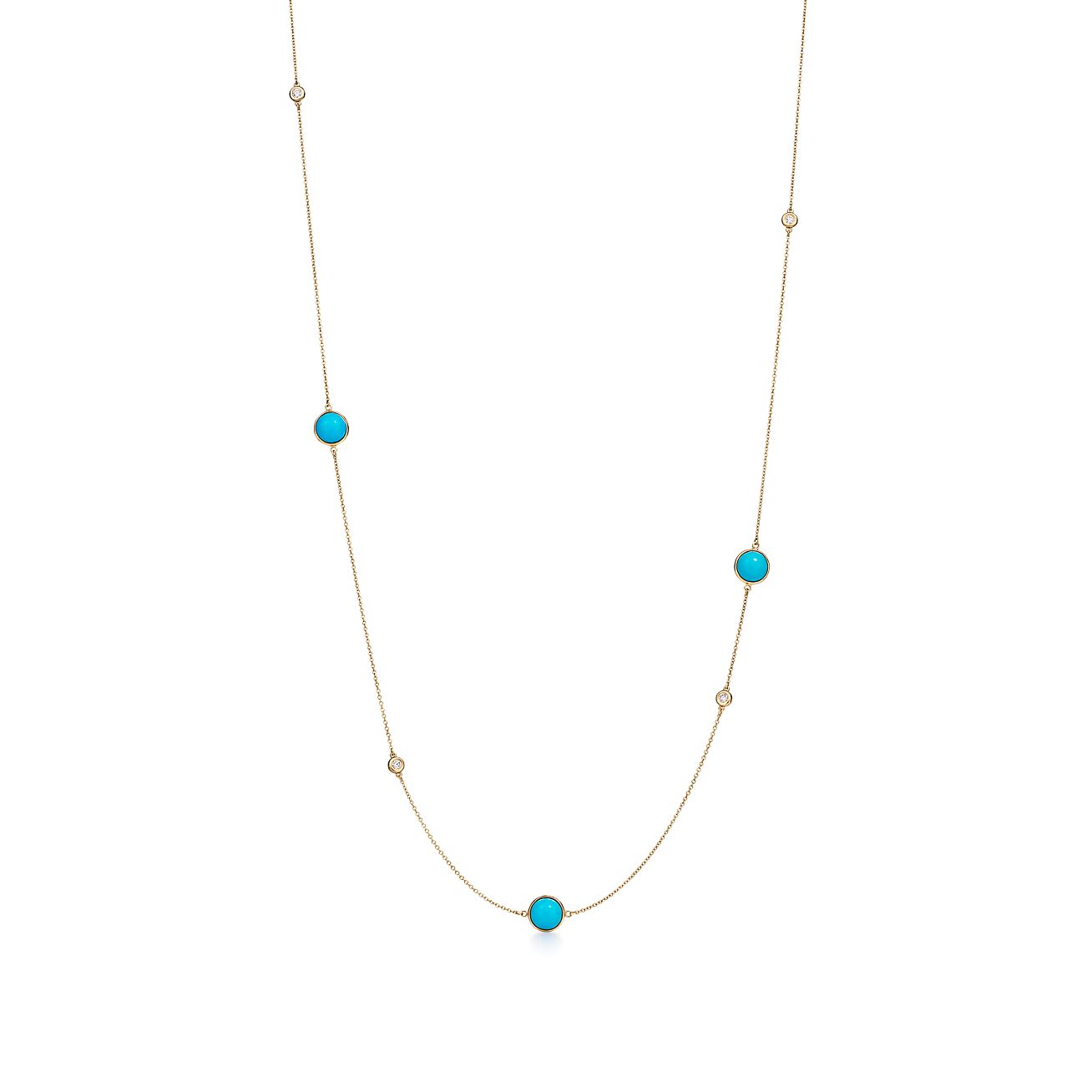 エルサ ペレッティ カラー バイ ザ ヤード スプリンクル ネックレス 貴石 18kゴールド Tiffany Co