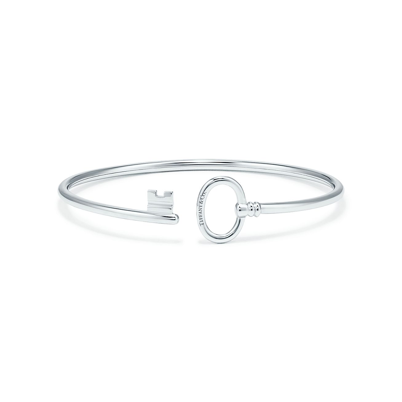 ティファニー キー ワイヤー ブレスレット ミディアム 18kホワイトゴールド Tiffany Co ティファニー キー ワイヤー ブレスレット ミディアム 18kホワイトゴールド Tiffany Co
