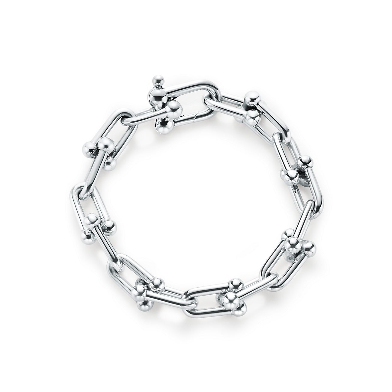 ティファニー ハードウェア リンク ブレスレット ラージ スターリングシルバー Tiffany Co