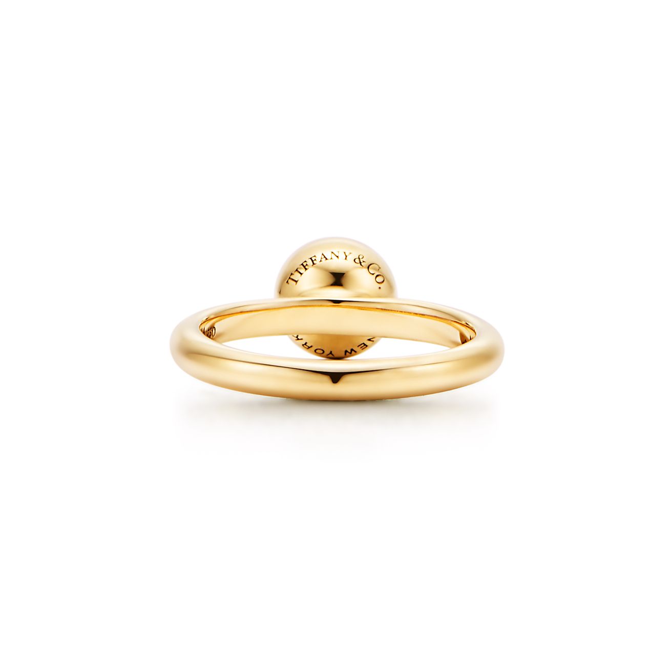 ティファニー ハードウェア ボール リング イエローゴールド 8mm Tiffany Co