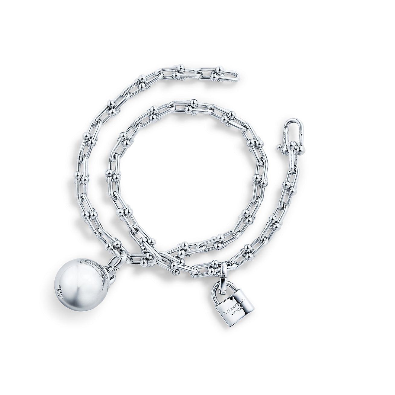 ティファニー ハードウェア ラップ ブレスレット ミディアム スターリングシルバー Tiffany Co ティファニー ハードウェア ラップ ブレスレット ミディアム スターリングシルバー Tiffany Co