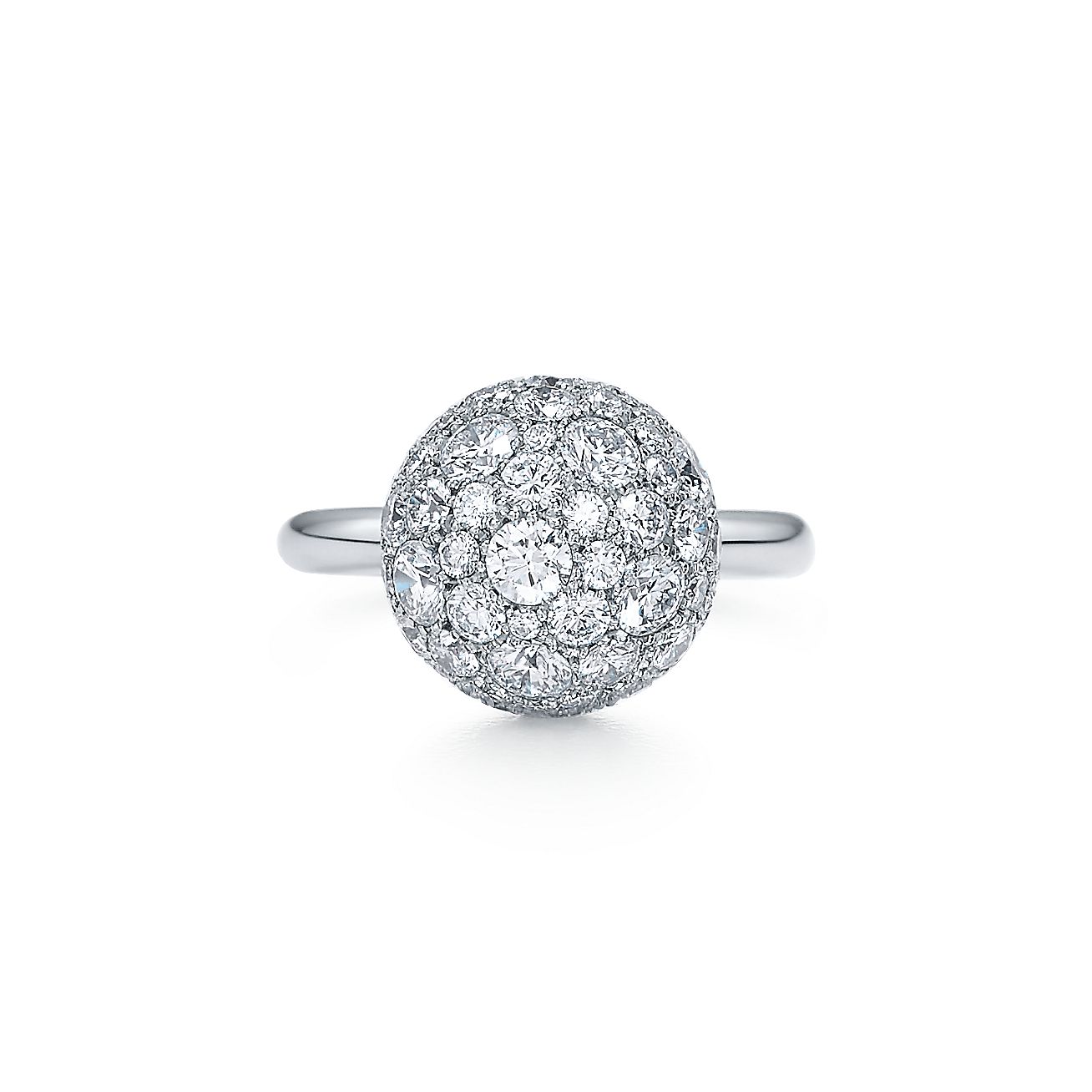 ティファニー ハードウェア ボール リング ダイヤモンド 18kホワイトゴールド Tiffany Co ティファニー ハードウェア ボール リング ダイヤモンド 18kホワイトゴールド Tiffany Co